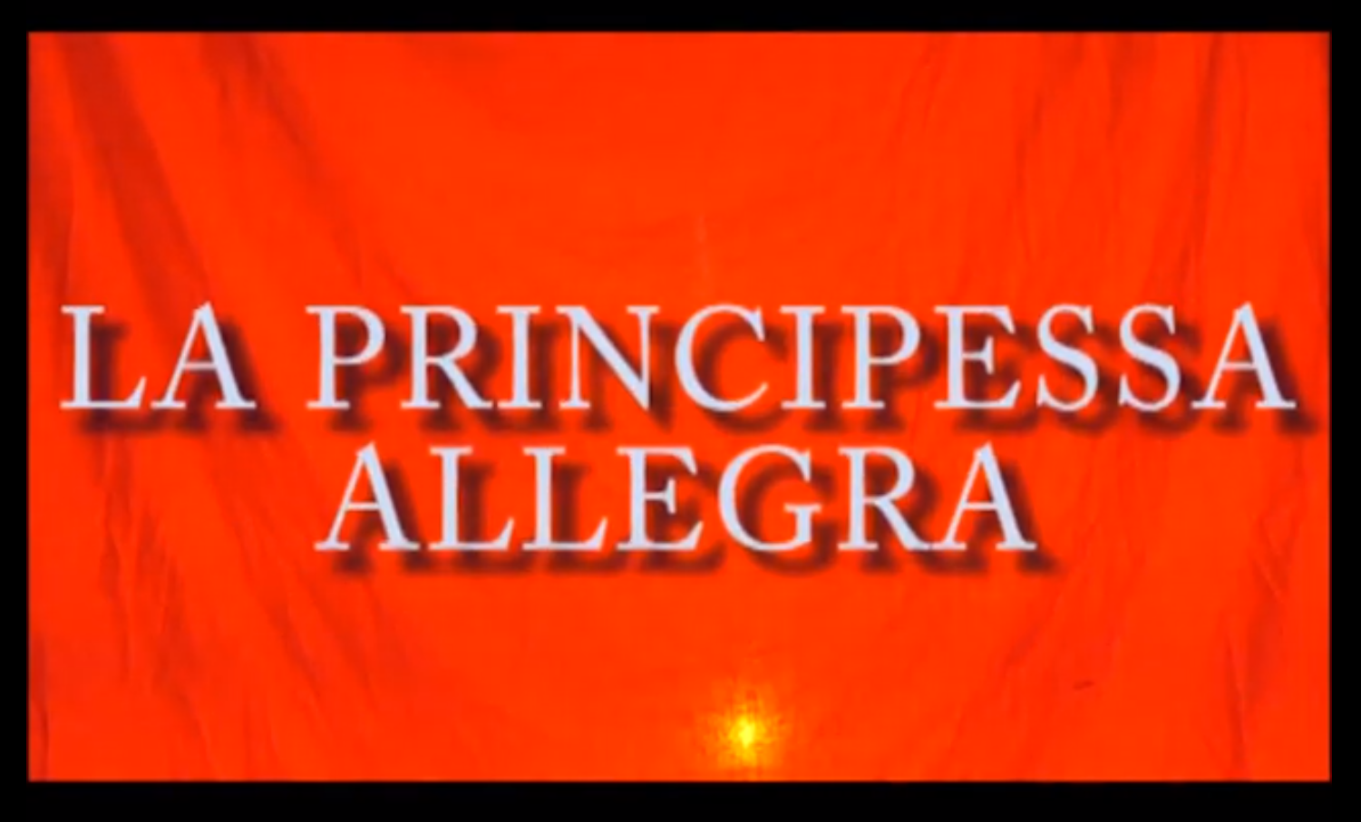 LA PRINCIPESSA ALLEGRA di G. Rodari – animazione del Progetto Calamaio